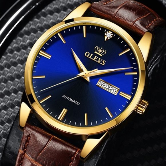 4-3 OLEVS Men's Mechanical Watch Automatical Winding - Picture 1 of 6
